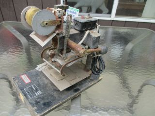Vintage Franklin Imprinting Hot Foil Stamping Embossing Machine Powers On 8