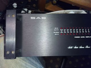 SAE 2200 Solid State Stereo Power Amplifier.  Not Cosmetics 1978 2