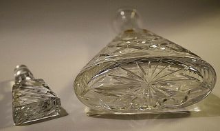 Vintage Natchmann Bliekrstall 24 lead Crystal Decanter with Stopper 5