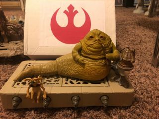Vintage Star Wars Jabba The Hutt Action Playset