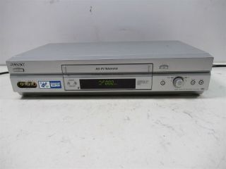 Sony Slv - N750 Video Cassette Recorder Vhs Vcr Player Silver Deck