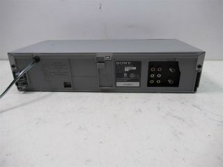 Sony SLV - N750 Video Cassette Recorder VHS VCR Player Silver Deck 7