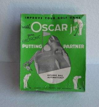 Vintage Oscar Jr Electronic Automatic Putting Partner - With Booklet -