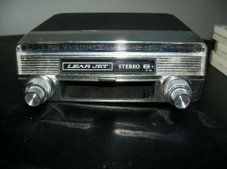 Vintage Lear Jet Stereo 8 Track Stereo Tape Player,  Eight Track,