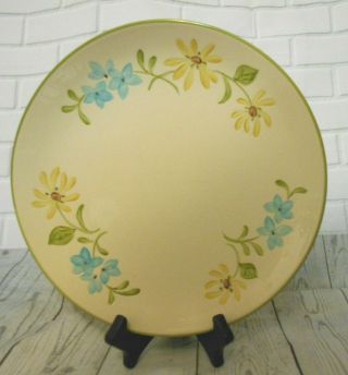 Two Vintage Franciscan Earthenware Daisy Dinner Plates 10