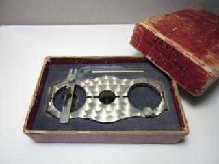 Vintage Levin 2 In 1 Balance Truing Caliper,  Boxed,  In.
