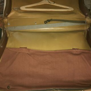 Vintage WWII US 8th Army Yokohama Japan - Military Garment Bag Suitcase Luggage 8