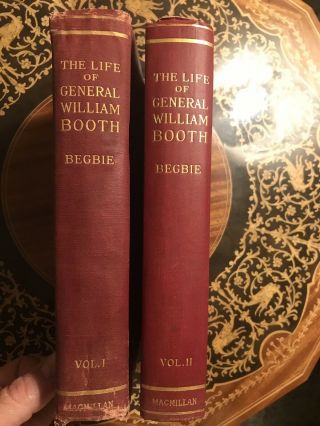 1920 The Life Of General William Booth,  Founder Of Salvation Army Vol I & Ii - 1st