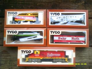 Vintage 70s Tyco Ho Electric Train Set 7310 Chattanooga