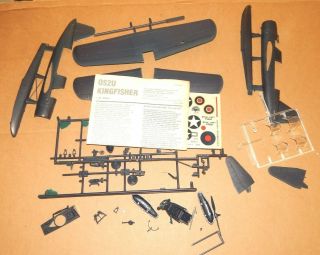 Vintage 1/48 Scale Part? Of A " Os2u Vought Kingfisher Plastic Model Airplane Kit