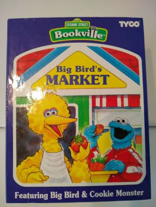 Sesame Street Big Bird ' s Market Playset Store 1994 Tyco Vintage 2
