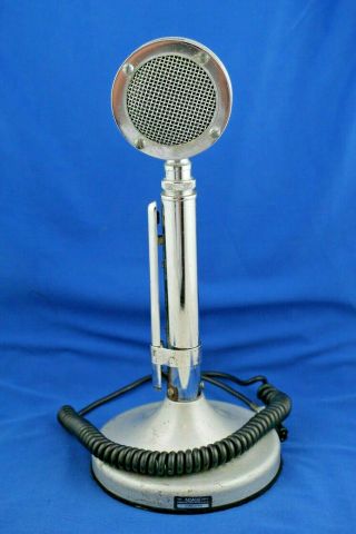 Vintage Astatic Lollipop Microphone Model No.  D - 104 / T - Ug9 Stand