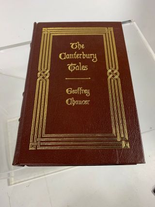 Easton Press The Canterbury Tales Geoffrey Chaucer 100 Greatest Books