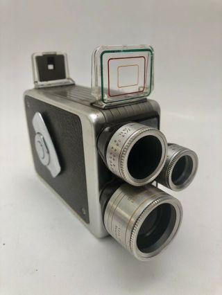 Vintage Kodak Brownie 8mm Movie Camera Turret F/1.  9