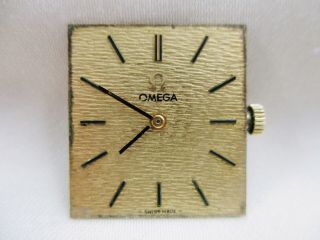 Vintage Omega Automatic 17 Jewel 625 Watch Movement With Dial - - Nr