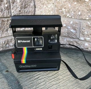 Polaroid Onestep 600 Instant Film Camera Auto Focus With Strap One Step