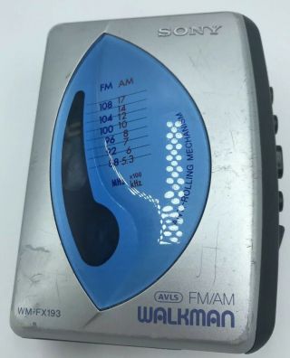 Vintage Sony Walkman WM - FX193 AM/FM Cassette Player,  Sony MDR - 222 Headphone 6