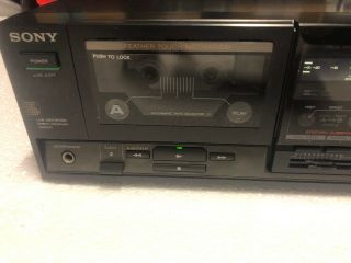 Sony Stereo Double Cassette Deck TC - W530 Great 2