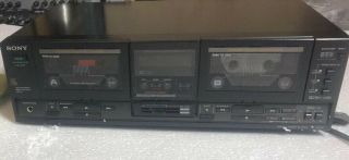 Sony Stereo Double Cassette Deck TC - W530 Great 8