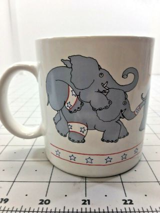 Taylor & Ng Naughty Elephant Mug Coffee Tea Cup Funny Gift 1979 Vintage
