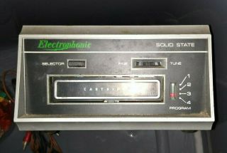 Vintage Morse Electrophonic Solid State 8 Track Cassette Player Model T - 109