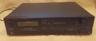 Luxman Stereo Single Auto Reverse Cassette Deck Tape Player Model K105