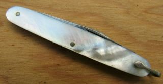 Vintage L.  F & C - Universal 2 Blades - Mother Of Pearl Handle - Pocket Knife