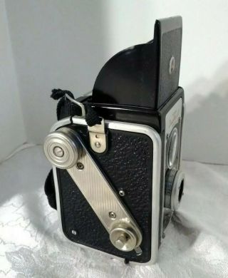 Vintage 1950 ' s Kodak Duaflex III Camera With Kodalite Flasholder 3