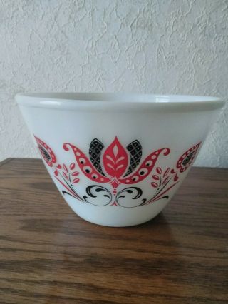 Vintage Oven Fire King Modern Tulip Mixing Bowl,  Gently,  Made In Usa 11