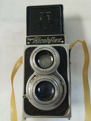 Vintage - Tlr,  - Ricohflex,  Twin Lens Reflex Camera.
