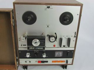 Akai X - 1800sd Tape Deck With Built In Amp And 8 Track