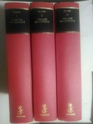 Adam Smith Wealth Of Nations 3 Vol Set Facimile Pickering Limited 1995 1/3000