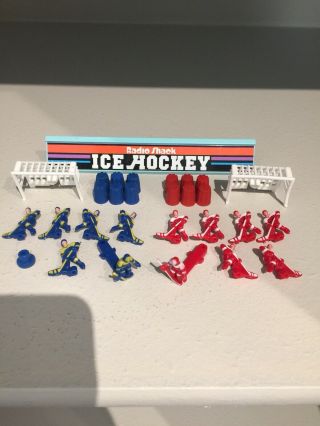 Vintage Radio Shack Battery Operated Ice Hockey Game Replacement Part Set