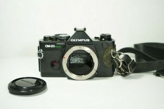 Vintage Olympus OM - 2S Program 35mm SLR Film Camera w/ Two Lenses & Accessories 2