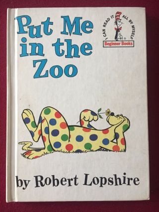 Dr Suess Beginner Book Put Me In The Zoo By Robert Lopshire Hardcover 1960