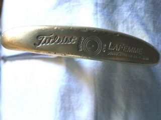 Vintage Titleist BullsEye RH Brass Putter LA FEMME 33 