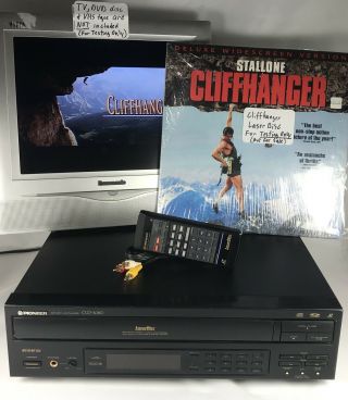 Pioneer Cld - 1080 Laser Disc Ld Combo Cd Player,  Remote Av Cable