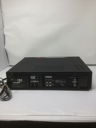 JVC HR - S3600U VCR Video Cassette Recorder VHS SVHS S - VHS No Remote 8