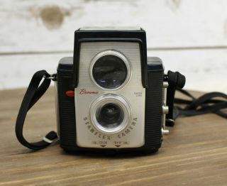Vintage Kodak Brownie Starflex Outfit Camera No.  25T 1967 W/ Box 5