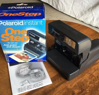 Poloroid 600 One Step Camera,  Instructions Vg,