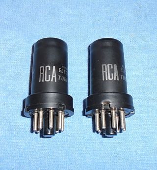 2 Rca 6ss7 Vacuum Tubes - 1950 