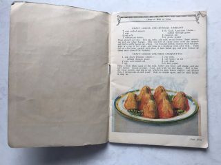 Cheese And Ways To Serve It Kraft Cheese Vintage Recipe Book 1930s? 3