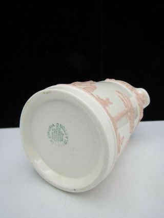 Vintage Wedgwood of Etruria Barlaston Embossed Pink Queensware Cream 4 