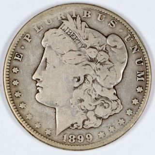 1899 - O Micro O Morgan Silver Dollar S$1 Vintage