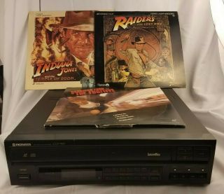 Pioneer Cld - 990 Cd Cdv Ld Laser Disc Player.  No Remote,  Harrison Ford Movies