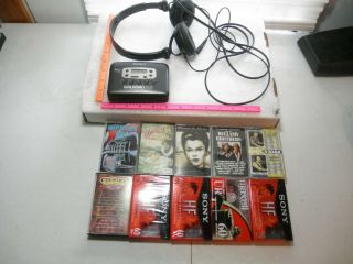 Vintage Sony Walkman Radio & Cassette Tape Player Wm - Fx221 Fm/am W/tapes