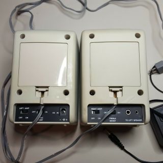 Commodore Amiga A10 Stereo Speakers,  & with Box 4