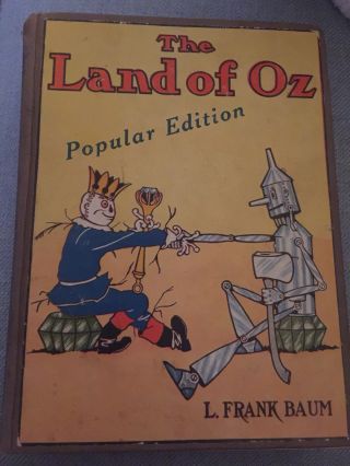 Vintage Book “the Land Of Oz” By L.  Frank Baum