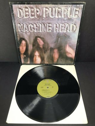 Vintage Deep Purple Machine Head Warner Bros Bs 2607 1972 Lp Vinyl Vg,