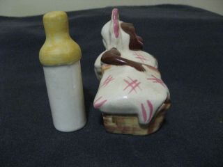 Vintage Black Americana Go With Baby Girl And Bottle Salt And Peppers Shakers 4